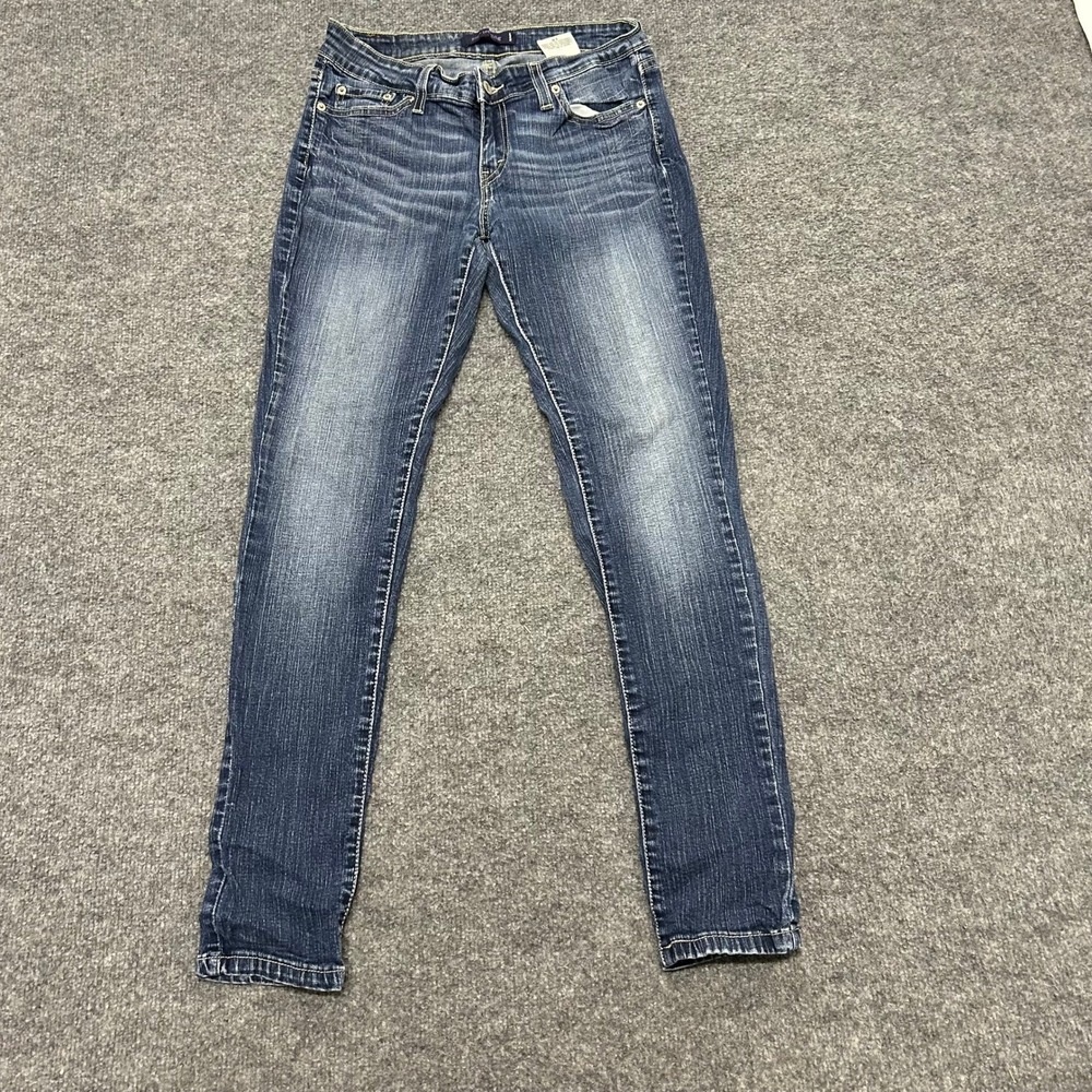 Levi's Jeans Womens Size 9 M Blue 524 Skinny Low Rise Stretch Denim Casual